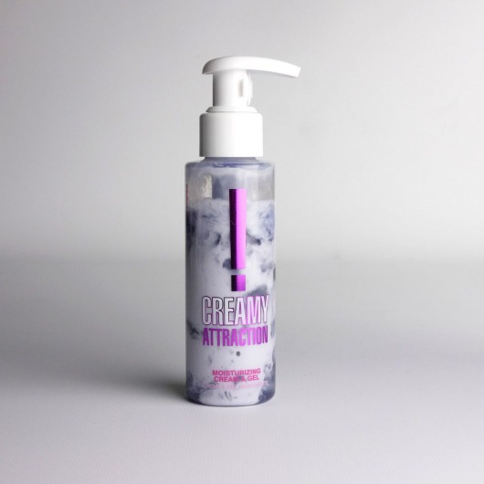Увлажняющий крем-гель для тела с ароматом ежевики Creamy Attraction Blackberry - 100 мл. - INTT - купить с доставкой в Красногорске