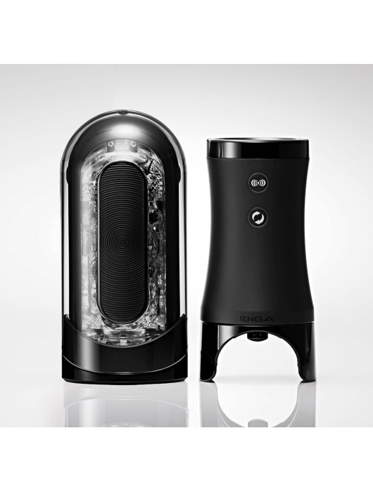 Набор Tenga Flip Zero Electronic Vibrotation: мастурбатор с вибрацией и устройство вращения - Tenga - в Красногорске купить с доставкой