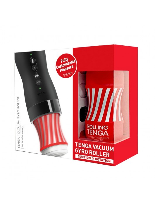 Набор Tenga Vacuum Gyro Roller 3s: мастурбатор и устройство для вращения и создания вакуума - Tenga - в Красногорске купить с доставкой
