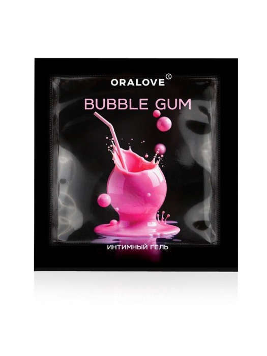Саше съедобной оральной смазки OraLove с ароматом бабл-гам - 3 гр. - Биоритм - купить с доставкой в Красногорске