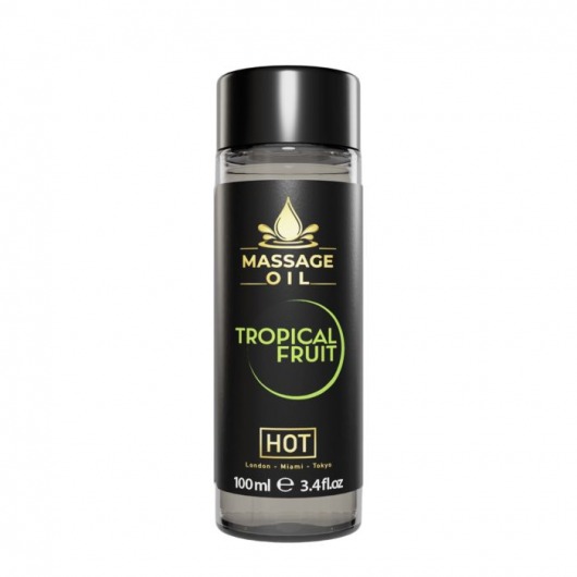 Массажное масло c ароматом тропических фруктов Massage Oil - 100 мл. - HOT - купить с доставкой в Красногорске