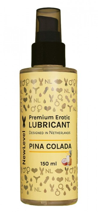 Ароматизированный лубрикант на водной основе NewLevel Pina Colada - 150 мл. - NewLevel - купить с доставкой в Красногорске