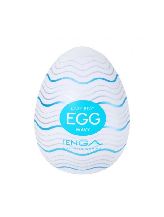 Мастурбатор-яйцо Tenga Egg Wavy - Tenga - в Красногорске купить с доставкой
