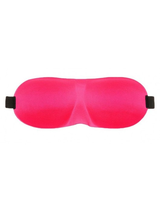 Розовая глухая маска на резинке - Sitabella - купить с доставкой в Красногорске