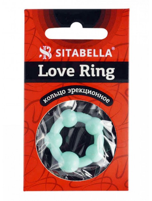 Цветное эрекционное кольцо с 5 бусинами Love Ring - Sitabella - в Красногорске купить с доставкой