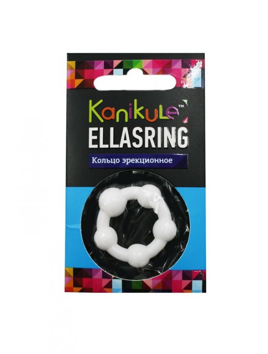 Цветное эрекционное кольцо с шариками Ellasring - Sitabella - в Красногорске купить с доставкой