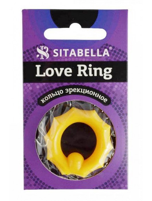 Цветное эрекционное кольцо Love Ring - Sitabella - в Красногорске купить с доставкой