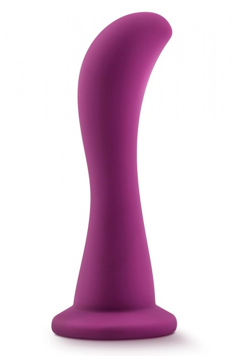 Лиловый изогнутый стимулятор Bellatrix - 15,8 см. - Blush Novelties