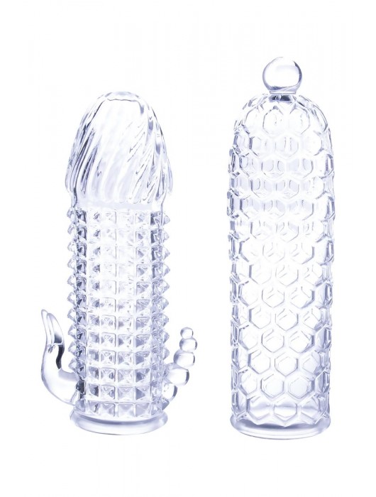 Набор из 2 прозрачных насадок на член Seductive Tickler Sleeves Set - NMC - в Красногорске купить с доставкой