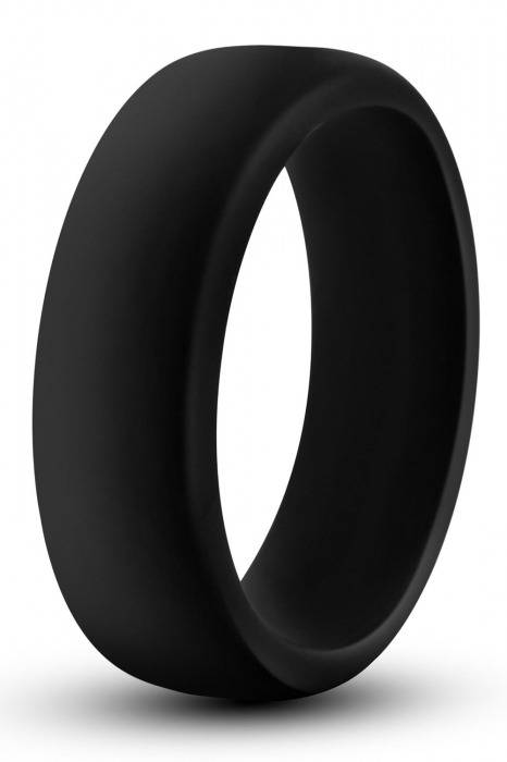 Черное эрекционное кольцо Silicone Go Pro Cock Ring - Blush Novelties - в Красногорске купить с доставкой