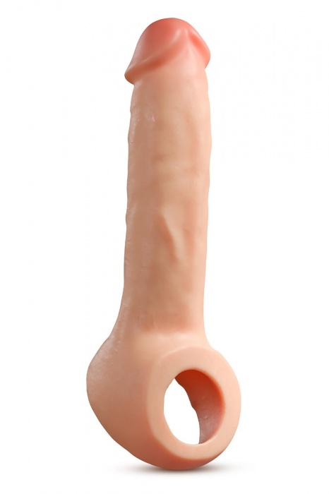 Телесная насадка-удлинитель Thrive 8.75 Inch Realistic Penis Extender Sleeve - 22,2 см. - Blush Novelties - в Красногорске купить с доставкой