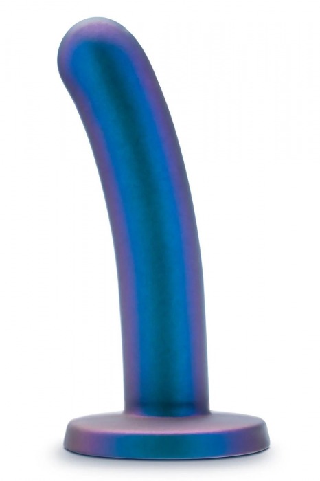 Синяя насадка с гладкой поверхностью Surrender 5.75 Inch Intermediate Pegging Dildo - 14,6 см. - Blush Novelties - купить с доставкой в Красногорске