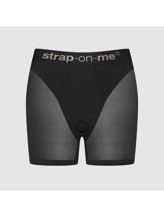 Трусики-шорты для фиксации насадок Strap-on-me Harness Lingerie Halo - size S - Strap-on-me - купить с доставкой в Красногорске