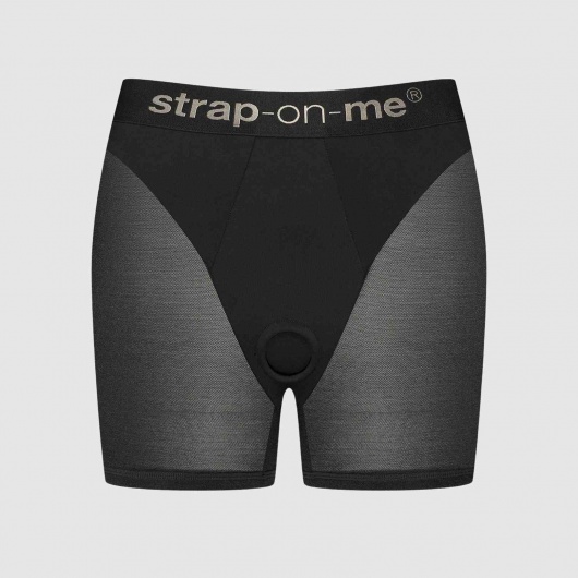 Трусики-шорты для фиксации насадок Strap-on-me Harness Lingerie Halo - size L - Strap-on-me - купить с доставкой в Красногорске