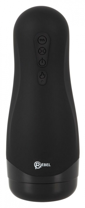 Черный вибромастурбатор с подогревом Masturbator with 3 Functions - Orion - в Красногорске купить с доставкой