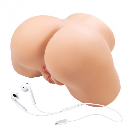 Телесный мастурбатор Olivia с 2 любовными отверстиями - Baile - в Красногорске купить с доставкой