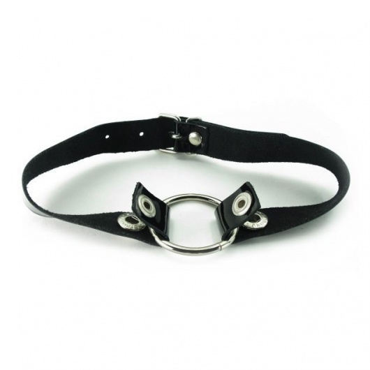 Кляп с кольцом и лаковым ремешком - БДСМ Арсенал - купить с доставкой в Красногорске