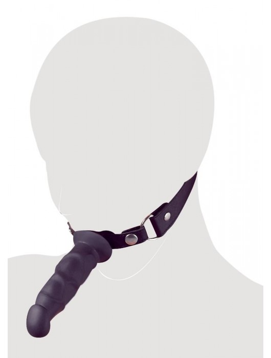 Кляп с наружным фаллоимитатором Knebel mit Dildo - Orion - купить с доставкой в Красногорске