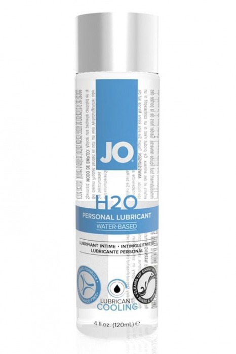 Охлаждающий лубрикант на водной основе JO Personal Lubricant H2O COOLING - 120 мл. - System JO - купить с доставкой в Красногорске