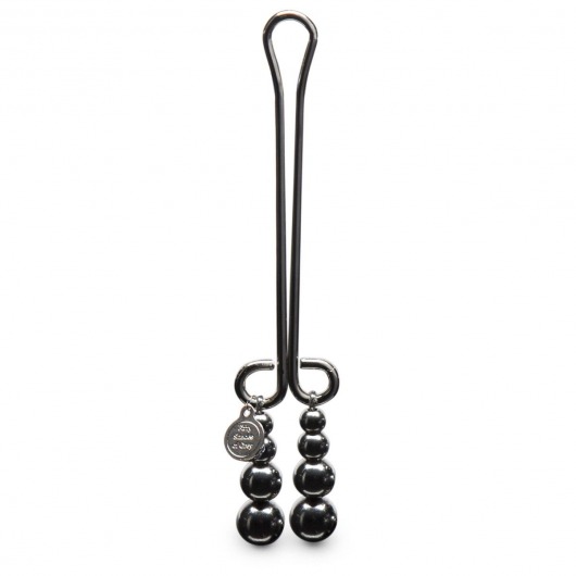 Зажим для клитора с бусинами Just Sensation Beaded Clitoral Clamp - Fifty Shades of Grey - купить с доставкой в Красногорске