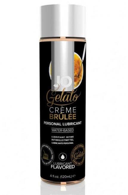Лубрикант с ароматом крем-брюле JO GELATO CREME BRULEE - 120 мл. - System JO - купить с доставкой в Красногорске