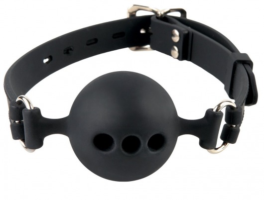 Силиконовый кляп-шар с отверстиями для дыхания Silicone Breathable Ball Gag Small - Pipedream - купить с доставкой в Красногорске