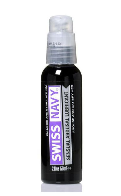 Возбуждающий гель-лубрикант на водной основе Sensual Arousal Lubricant - 59 мл. - Swiss navy - купить с доставкой в Красногорске