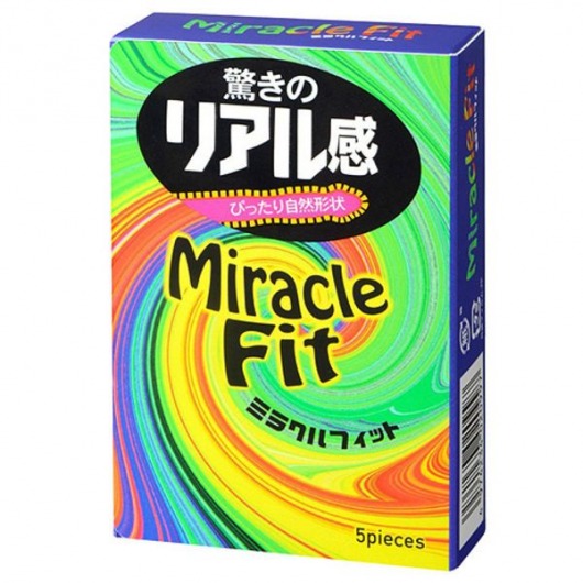 Презервативы Sagami Xtreme Miracle Fit - 5 шт. - Sagami - купить с доставкой в Красногорске