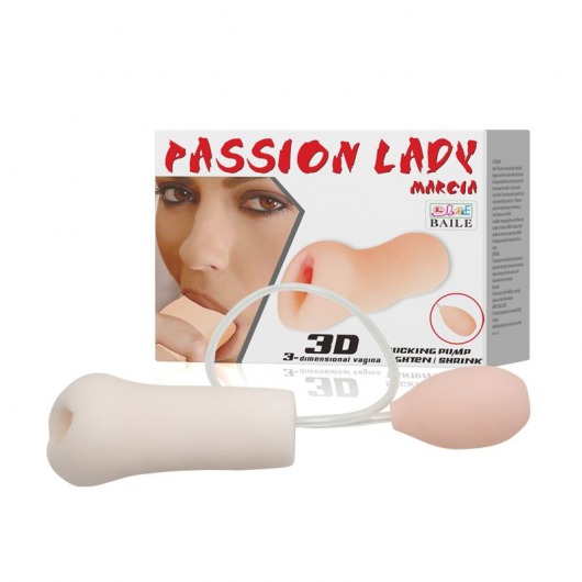 Мастурбатор Passion Lady Marcia с грушей для имитации посасывания - Baile - в Красногорске купить с доставкой