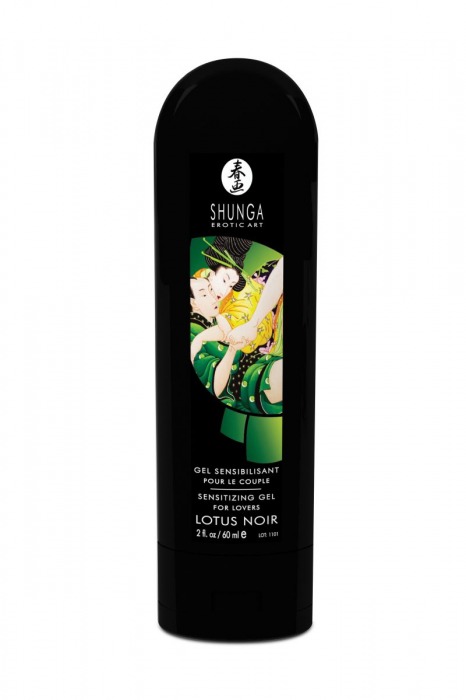 Интимный гель для пар, усиливающий наслаждение, Lotus Noir - 60 мл. - Shunga - купить с доставкой в Красногорске