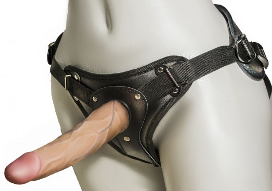 Женский страпон с вагинальной пробкой Woman Strap - 18 см. - LOVETOY (А-Полимер) - купить с доставкой в Красногорске