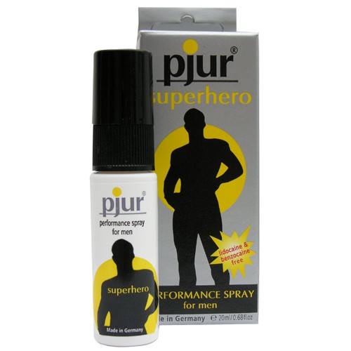Пролонгирующий мужской спрей pjur SUPERHERO spray - 20 мл. - Pjur - купить с доставкой в Красногорске