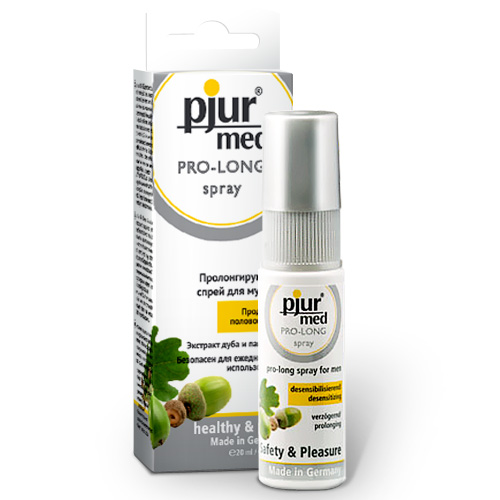 Пролонгирующий спрей с экстрактом дуба и пантенолом pjur MED Pro-long Spray - 20 мл. - Pjur - купить с доставкой в Красногорске