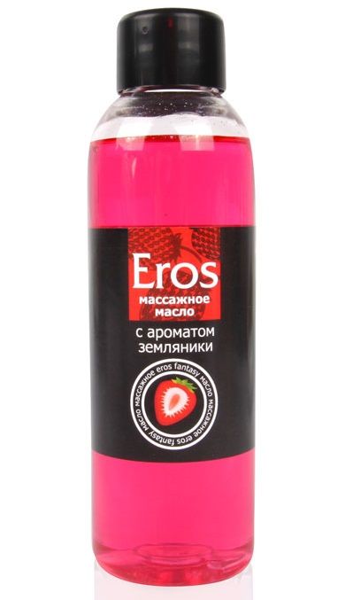 Массажное масло Eros fantasy с ароматом земляники - 75 мл. - Биоритм - купить с доставкой в Красногорске