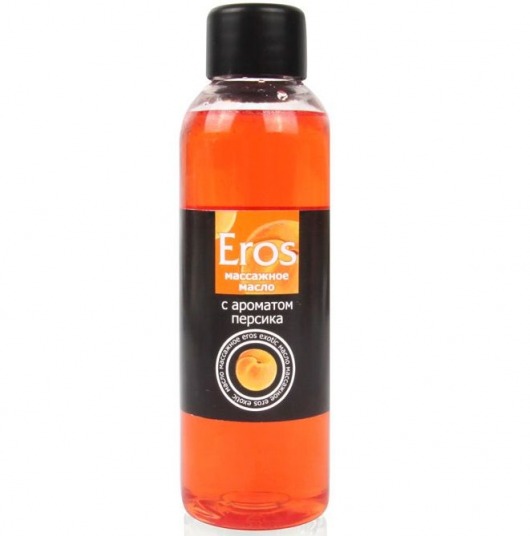 Массажное масло Eros exotic с ароматом персика - 75 мл. - Биоритм - купить с доставкой в Красногорске