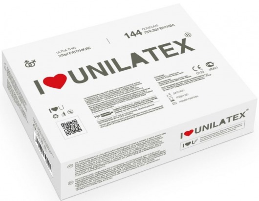 Ультратонкие презервативы Unilatex Ultra Thin - 144 шт. - Unilatex - купить с доставкой в Красногорске