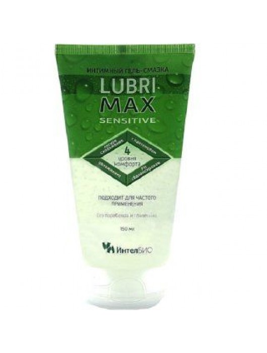 Гель-смазка Lubrimax Sensitive на водной основе - 75 мл. - ИнтелБИО - купить с доставкой в Красногорске