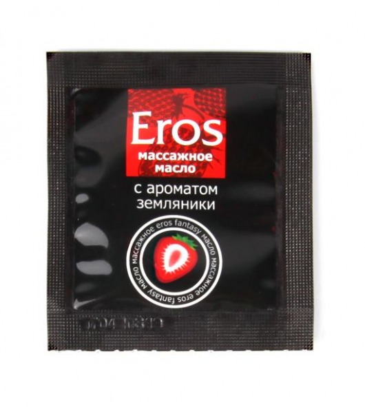 Пробник массажного масла с ароматом земляники Eros fantasy - 4 гр. - Биоритм - купить с доставкой в Красногорске