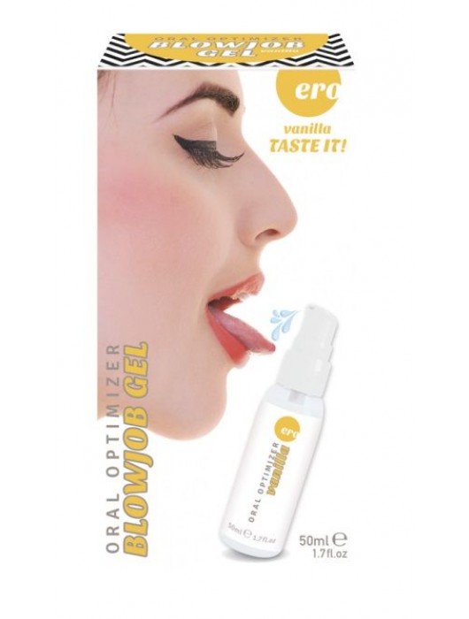 Увлажняющий гель для орального секса с ароматом ванили - 50 мл. - Ero - купить с доставкой в Красногорске
