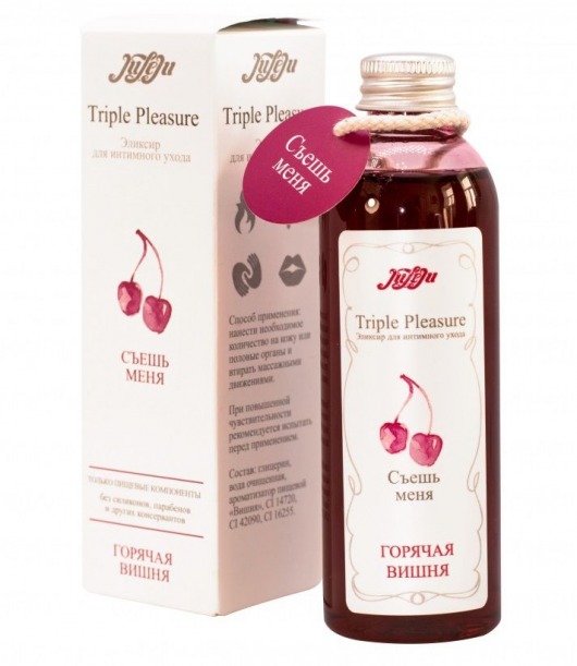 Эликсир Triple Pleasure  Горячая вишня  - 130 гр. - JULEJU - купить с доставкой в Красногорске