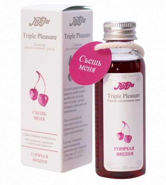 Эликсир Triple Pleasure  Горячая вишня  - 65 гр. - JULEJU - купить с доставкой в Красногорске