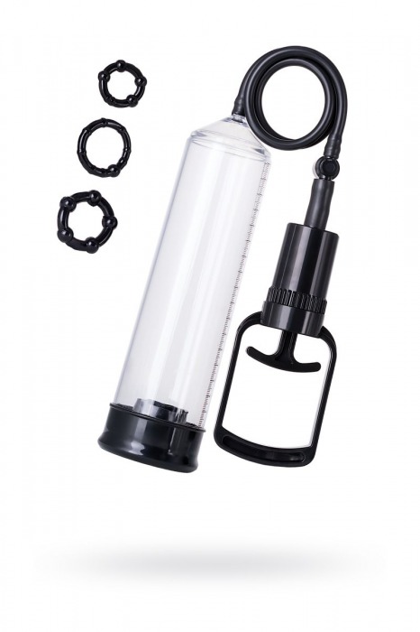 Вакуумная помпа A-toys с уплотнителем и эрекционными кольцами - A-toys - в Красногорске купить с доставкой