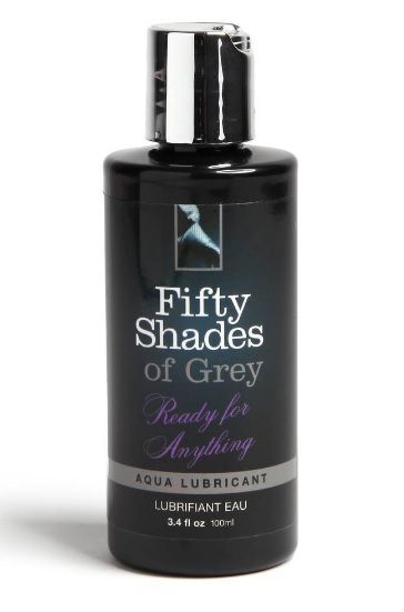 Лубрикант на водной основе Ready for Anything Aqua Lubricant - 100 мл. - Fifty Shades of Grey - купить с доставкой в Красногорске