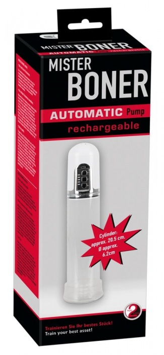 Белая автоматическая вакуумная помпа Mister Boner - Orion - в Красногорске купить с доставкой