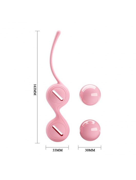Вагинальные шарики на сцепке Kegel Tighten UP I - Baile