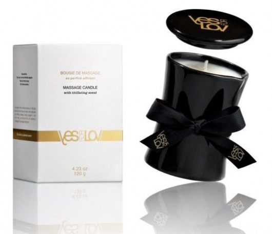 Массажная свеча Titillating Massage Candle - 120 мл. - YESforLOV - купить с доставкой в Красногорске