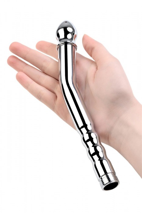 Металлический анальный душ с тремя насадками - ToyFa - купить с доставкой в Красногорске