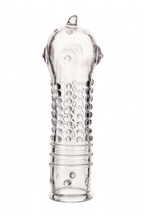 Прозрачная закрытая насадка на пенис TOYFA A-Toys - 14,7 см. - A-toys - в Красногорске купить с доставкой