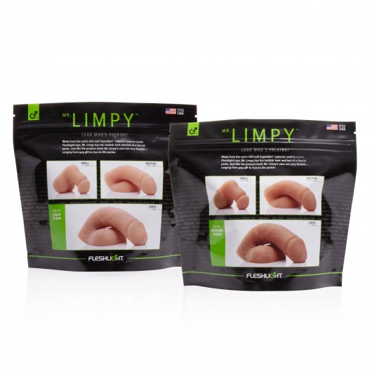 Мягкий имитатор пениса Fleshtone Limpy большого размера - 21,6 см. - Fleshlight - купить с доставкой в Красногорске