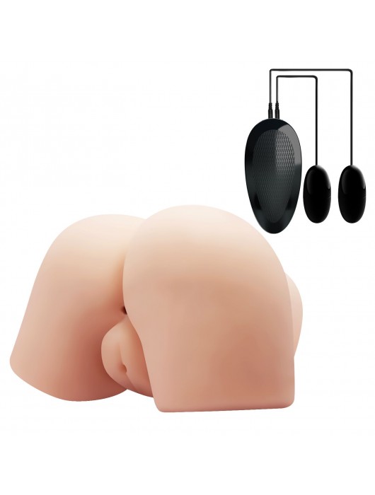 Вагина и попка с вибрацией CRAZY BULL - Baile - в Красногорске купить с доставкой